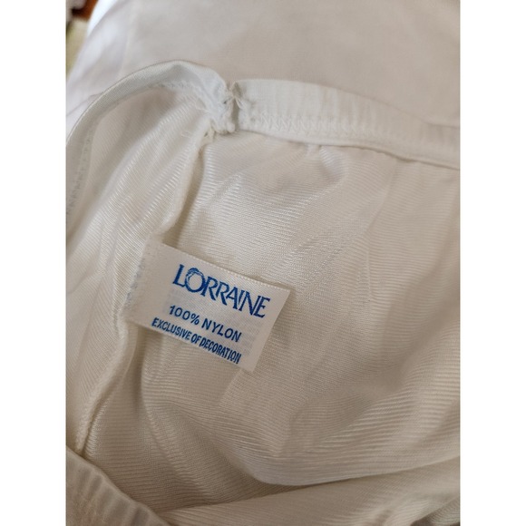 80s White Nylon Half Slip - Picture 4 of 6